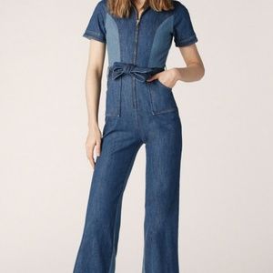 Stoned Immaculate Blue Jean Baby Denim Jumpsuit